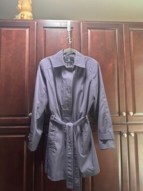 London Fog Lavender Trench Coat with Belt